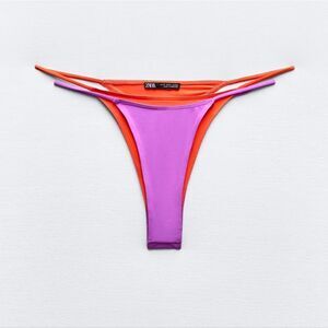 NWT ZARA double Bikini Bottom